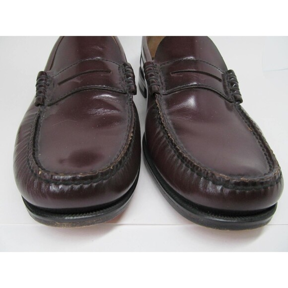 Florsheim Berkley FLS 17058-05 Mens Burgundy Leather Penny Loafers  US 11.5  B main image 8